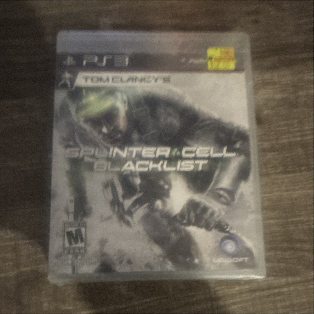 Ubisoft Tom Clancy's Splinter Cell: Blacklist Sony PlayStation 3 PS3 M